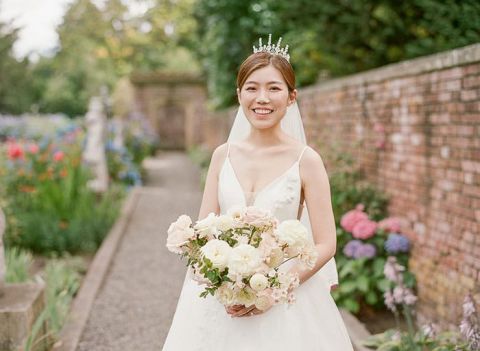 Princess Dress for a Castle Garden Wedding in Seattle Inspired by Beauty and the Beast