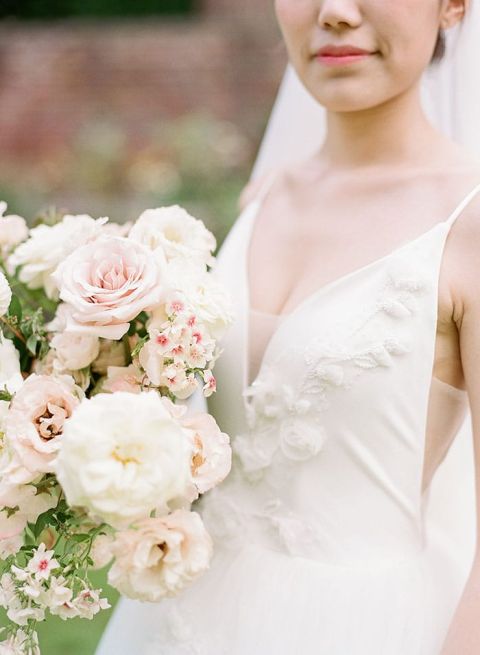 Princess Dress for a Castle Garden Wedding in Seattle Inspired by Beauty and the Beast 