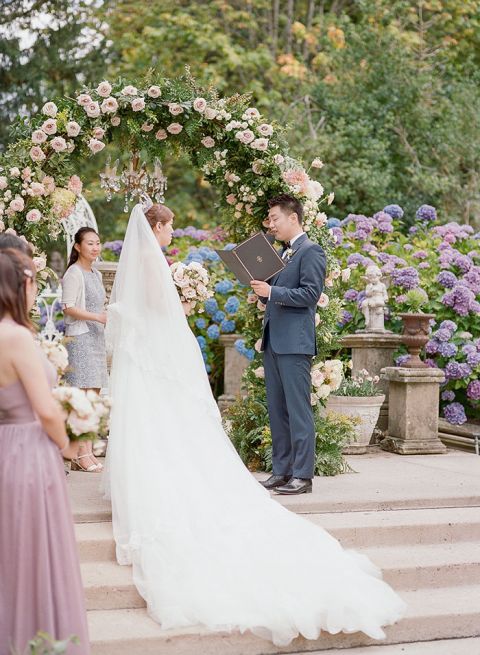 Princess Dress for a Castle Garden Wedding in Seattle Inspired by Beauty and the Beast 
