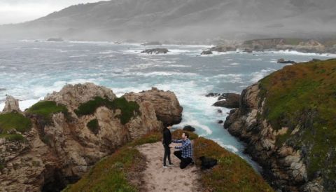 Our Proposal Story with a Drone Engagement in Big Sur