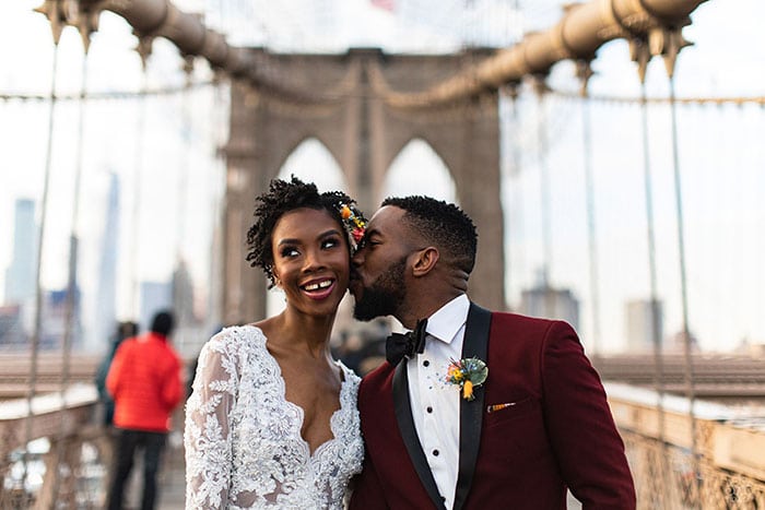 Colorful City Style Elopement in Brooklyn - Hey Wedding Lady