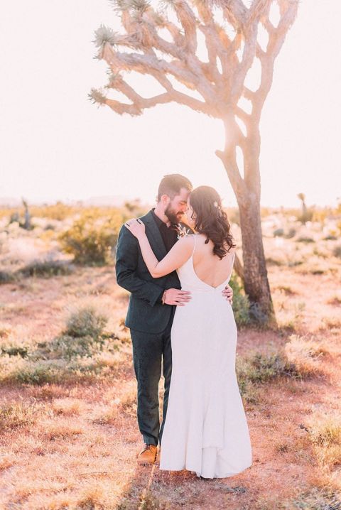 The Pastel Bohemian Aesthetic Stuns in the Desert | Hey Wedding Lady