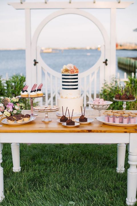 Sunset Sailing Inspired this Colorful Nautical Wedding in New