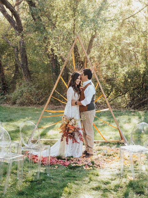 This Fall Festival Bride Loves Southwestern Boho Style - Hey Wedding Lady