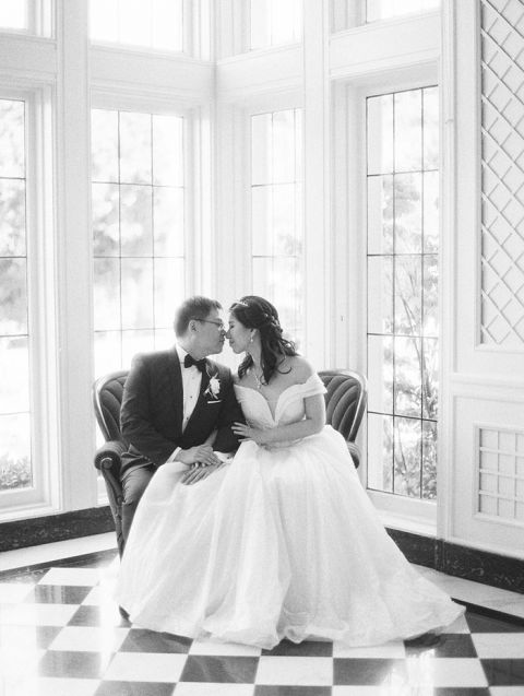 Creative Flower Design turns a Mansion Venue into an Enchanted G