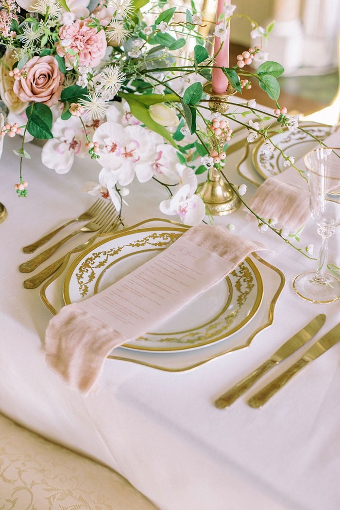 Over the Top Blush Romance for a Bridgerton Wedding - Hey Wedding Lady