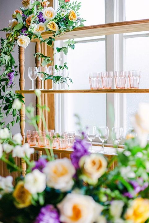 Summer Orchard Fruit and Flowers for a Rustic Cathedral Wedding - Hey  Wedding Lady