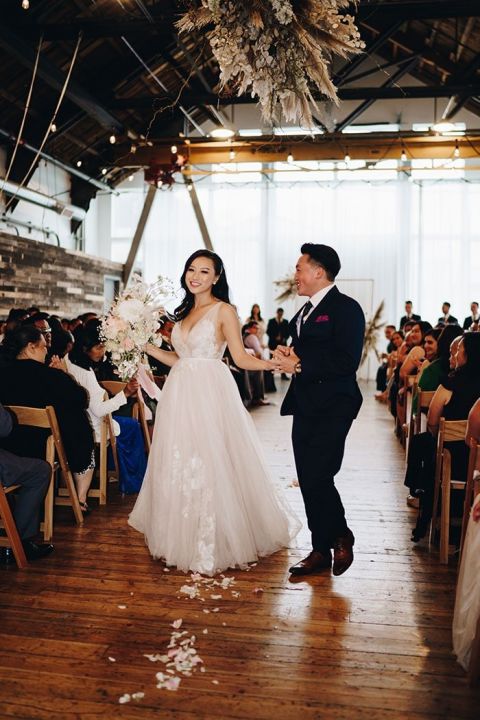 This Couple Danced down the Aisle as Newlyweds