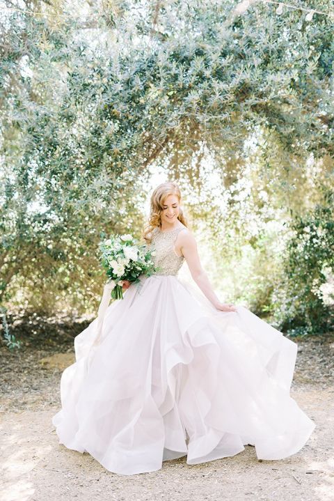 Vintage Flower Field Couple's Session with a Purple Gown - Hey Wedding Lady