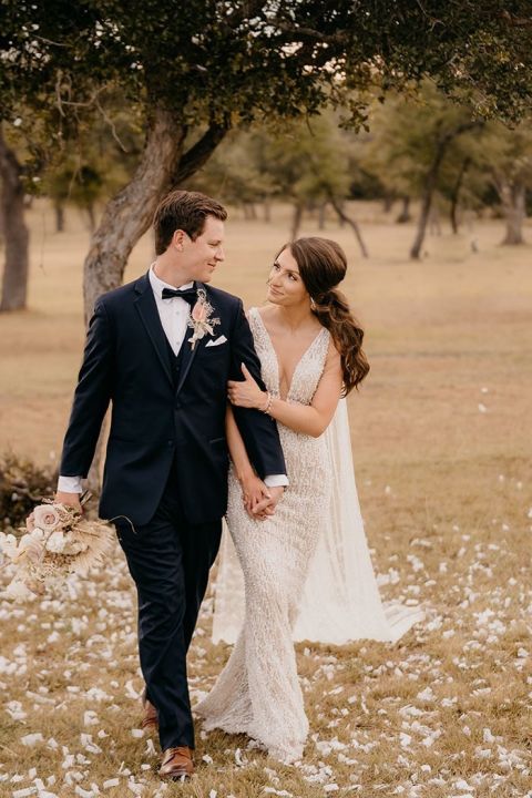 This 'Disco Queen' Bride Brings Glittery Boho Vibes to Texas Hill Country -  Hey Wedding Lady