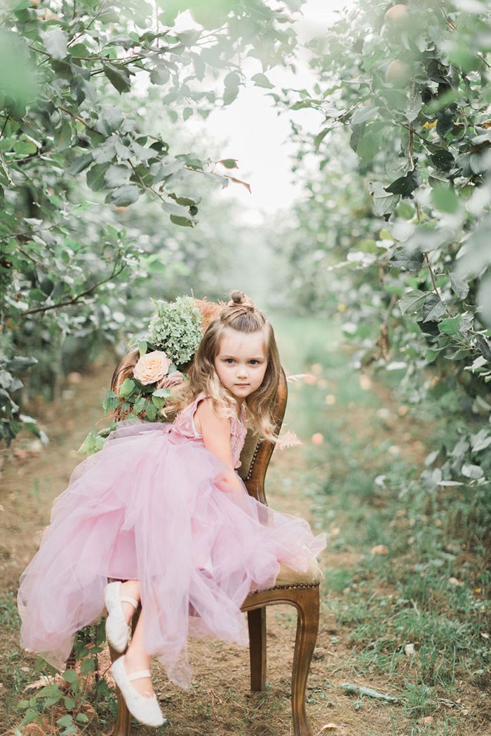 This Apple Orchard Bridal Session creates a Fall Fairy Tale - Hey ...