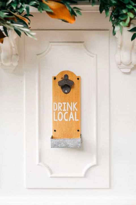 Drink Local Wedding Bar Sign