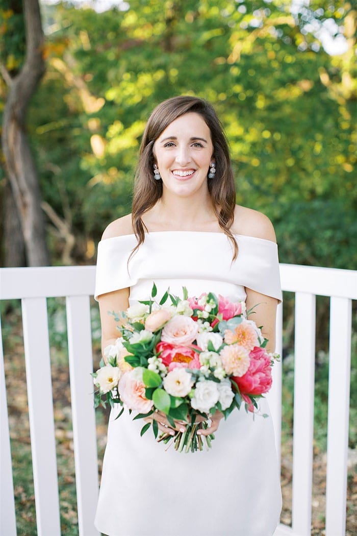 The Perfect Little White Dress for a Backyard Ceremony and Celebration ...