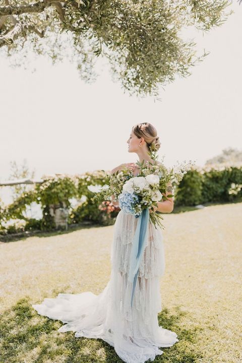 Enchanting Amalfi Coast Micro Wedding in Mediterranean Blue - Hey ...