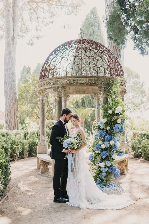 Enchanting Amalfi Coast Micro Wedding in Mediterranean Blue