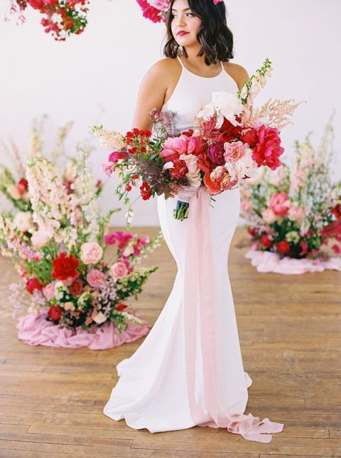 Fuchsia Pink Wedding Dress : 23+ Wedding Dress With Hot Pink