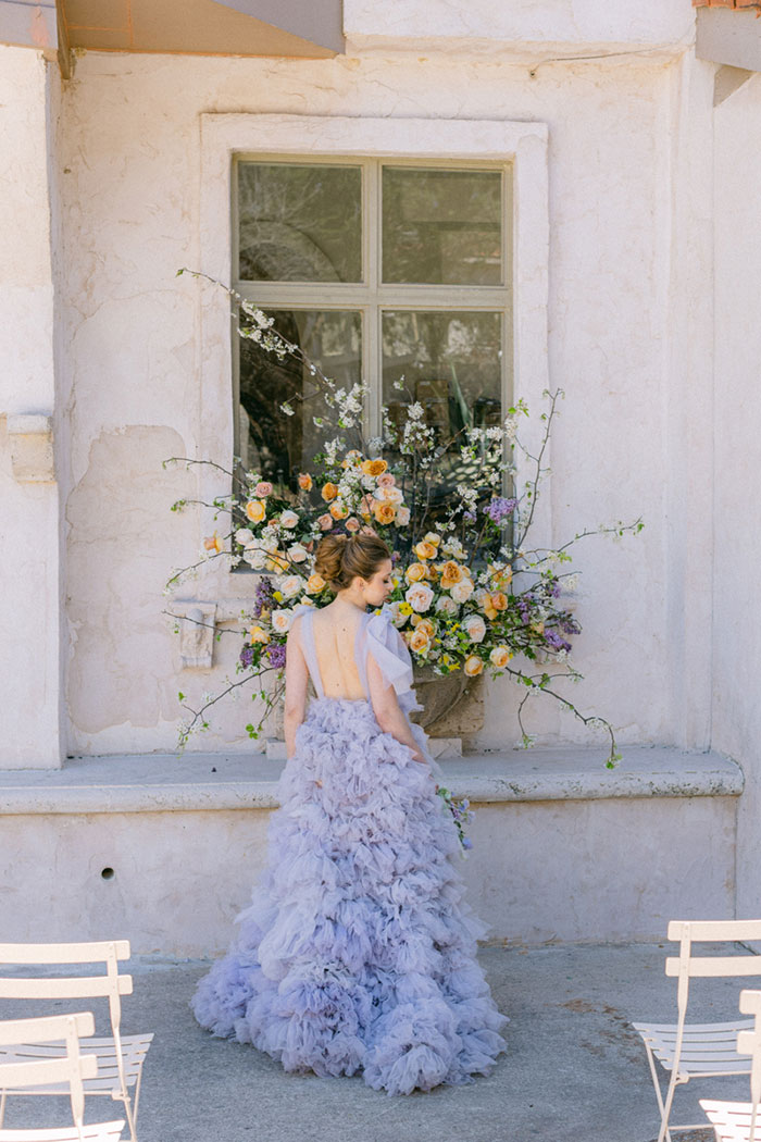A Purple Wedding Dress makes Fairy Tale Event Design Dreams Come True ...
