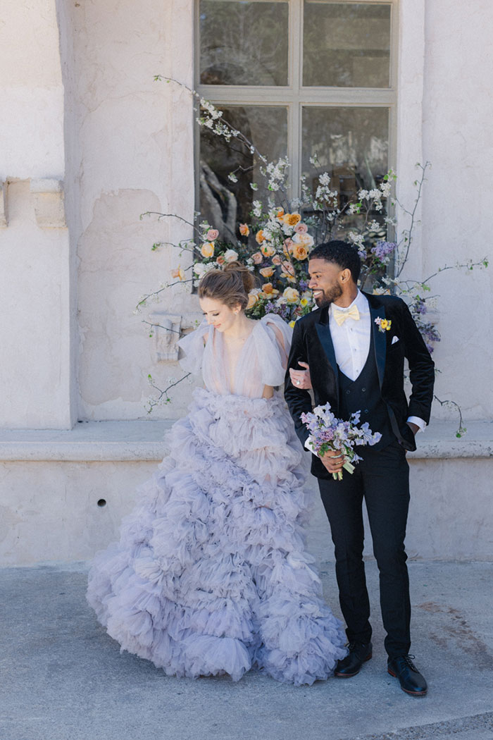A Purple Wedding Dress makes Fairy Tale Event Design Dreams Come True ...