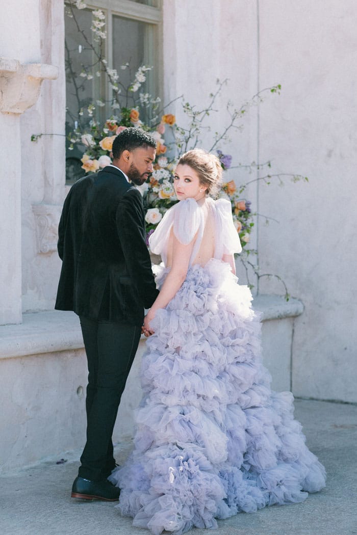 A Purple Wedding Dress makes Fairy Tale Event Design Dreams Come True ...