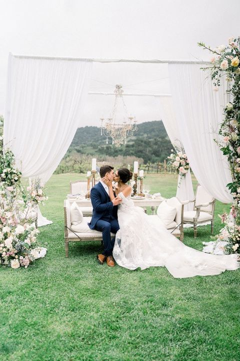 Intimate Ardeche wedding in Provence - French Wedding Style