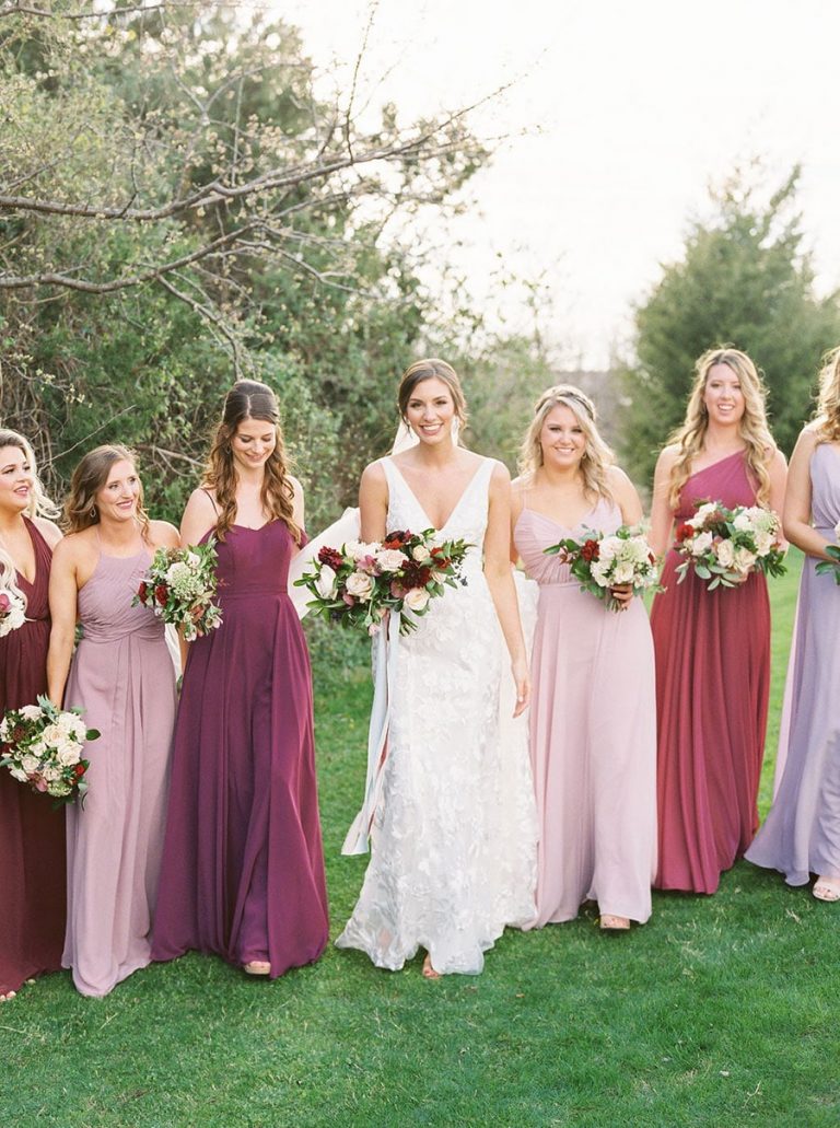 Romantic Burgundy and Blue Dallas Wedding in Jewel Tone - Hey Wedding Lady