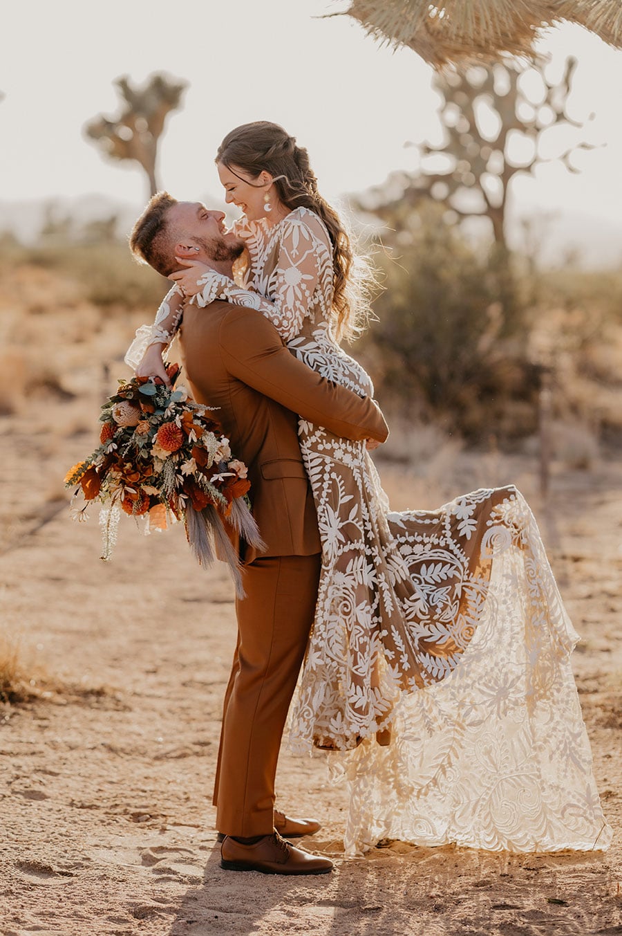 Boho Desert Maternity Shoot