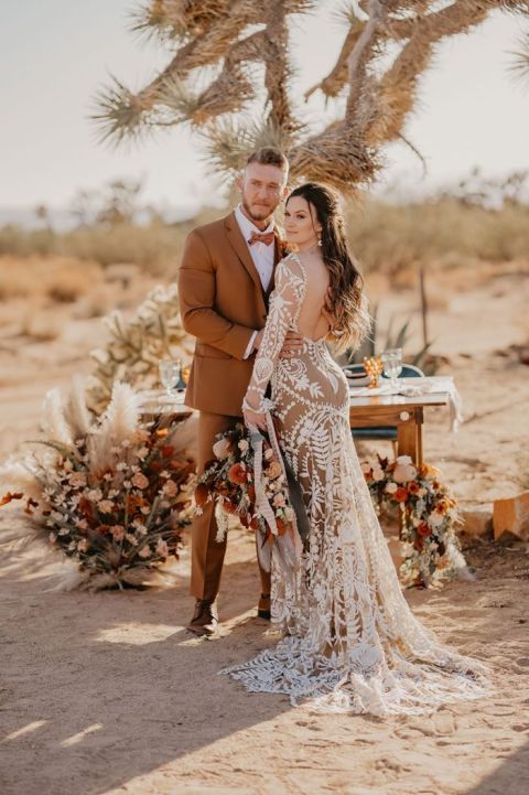 Bohemian 2024 wedding suit