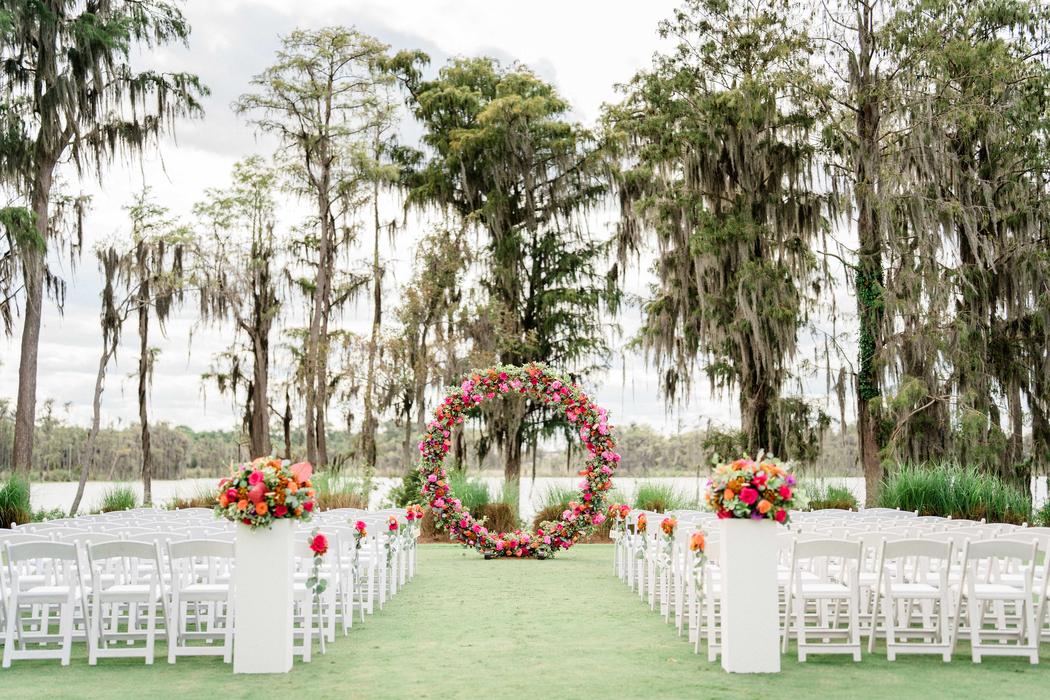 Dreamy Spring Elopement under a Floral Tree Ceremony Arch - Hey